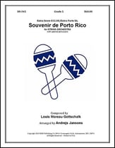 Souvenir de Porto Rico Orchestra sheet music cover